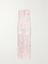 Riri floral-print silk-satin midi dress