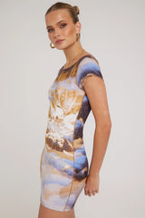 Thrills Actions Not Words Mini Dress Multi