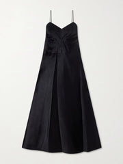 Fia satin midi dress