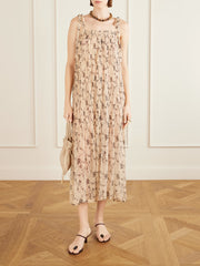 Emrys Shadow floral-print gathered midi dress
