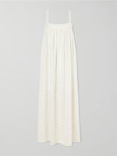 Eda striped cotton-gauze midi dress