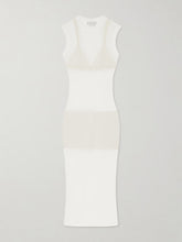 Crocheted cotton midi dress
