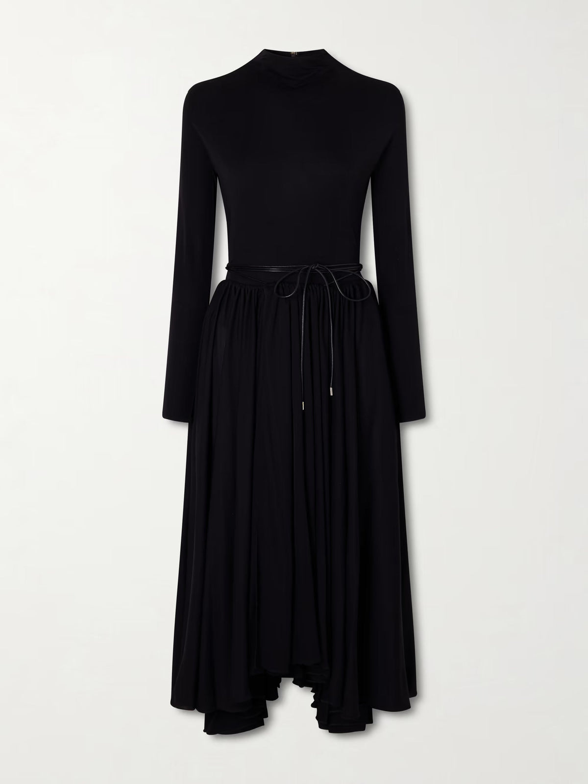 Jersey midi dress