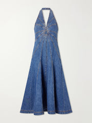 Rowyn denim midi dress